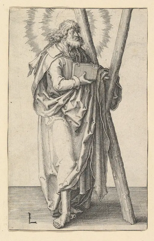 St. Andrew Wall Art by Lucas van Leyden - High-Resolution Digital Print