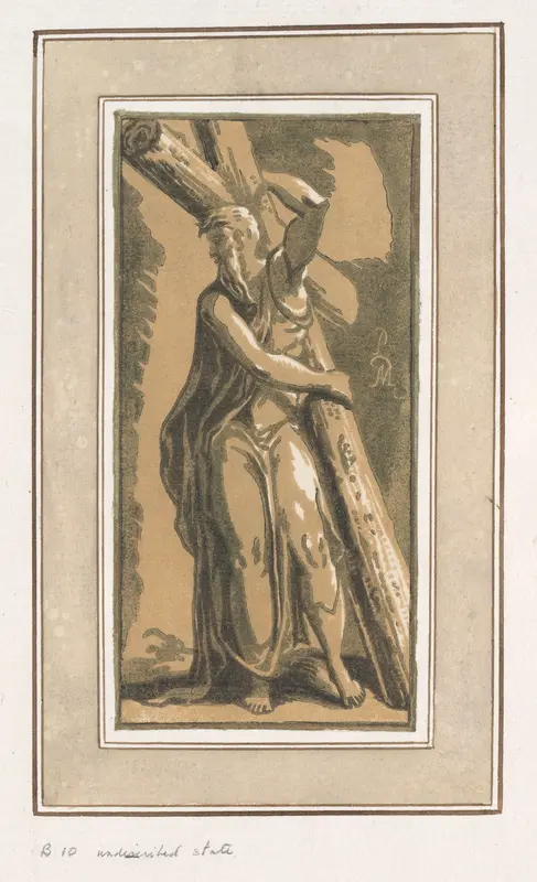 St. Andrew, Facing Forward, Head Turned to Left Wall Art by Anton Maria Zanetti the Elder - High-Resolution Digital Print