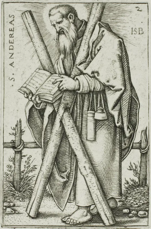 St. Andrew, plate 2 from The Twelve Apostles