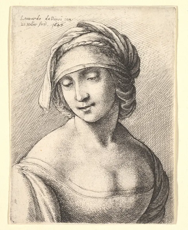 St. Anne Wall Art by Wenceslaus Hollar - High-Resolution Digital Print