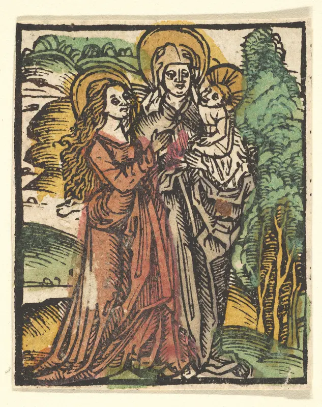 St. Anne (copy) Wall Art by Hans Baldung (called Hans Baldung Grien) - High-Resolution Digital Print