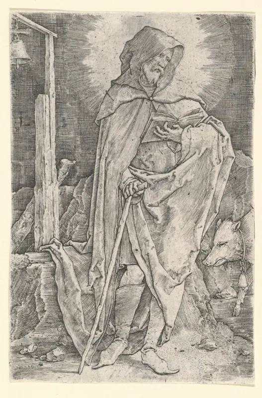 St. Anthony Wall Art by Lucas van Leyden - High-Resolution Digital Print