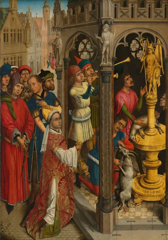 St Augustine Sacrificing to a Manichaean Idol (?) Wall Art by Unknown - High-Resolution Digital Print