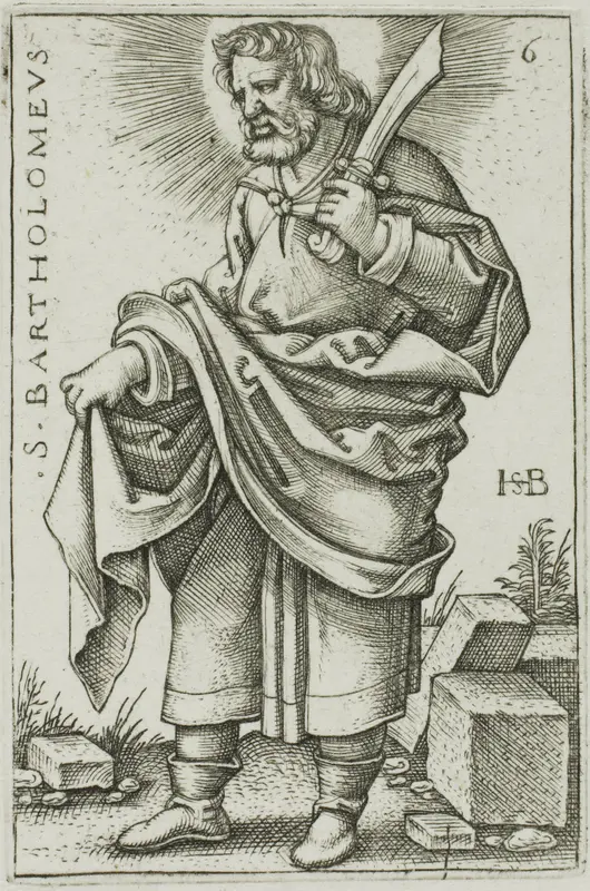 St. Bartholomew, plate 6 from The Twelve Apostles