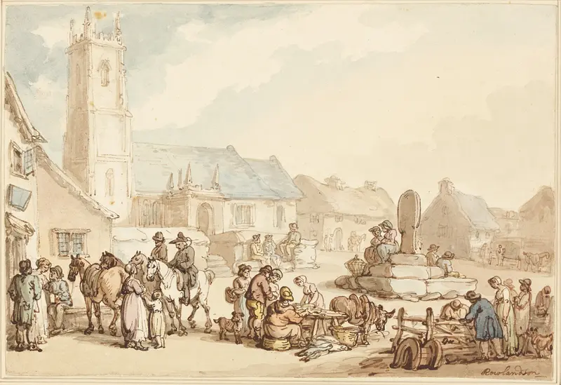 St. Cullum's, Cornwall Wall Art by Thomas Rowlandson - High-Resolution Digital Print