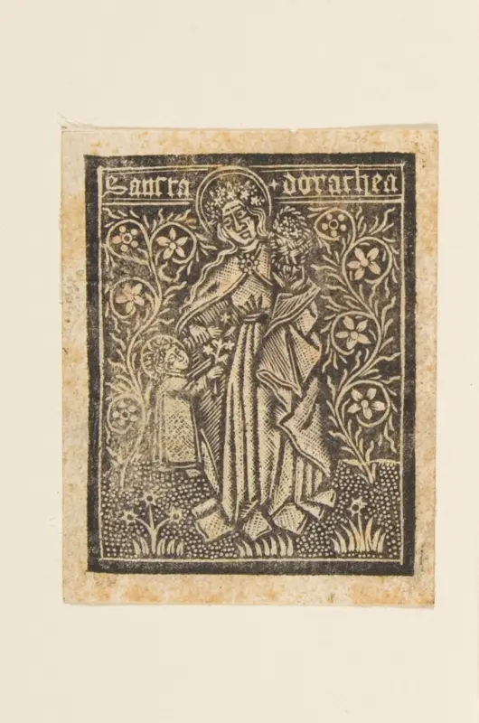St. Dorothy Wall Art by Anonymous, German, 15th century - High-Resolution Digital Print