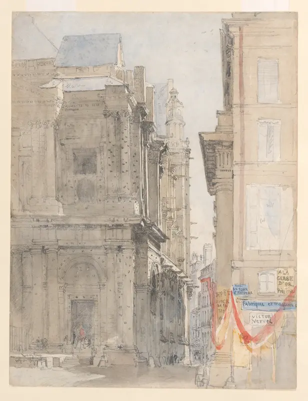 St. Eustache, Paris Wall Art by David Cox - High-Resolution Digital Print