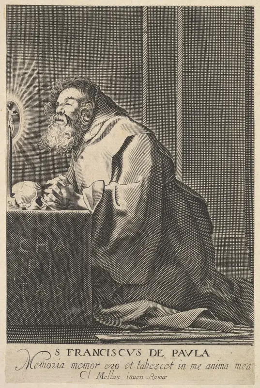 St. Francis de Paul Wall Art by Anonymous, French, 17th century - High-Resolution Digital Print
