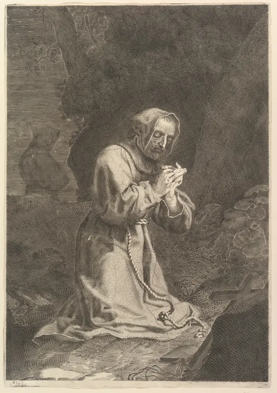 St. Francis of Assisi Wall Art by Nicolas Bazin - High-Resolution Digital Print