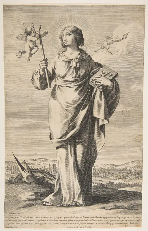 St. Genevieve Wall Art by Gilles Rousselet - High-Resolution Digital Print