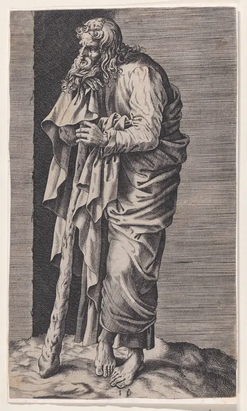 St. Jacob Minor, from "Christ and the Apostles" Wall Art by Lambert Suavius - High-Resolution Digital Print