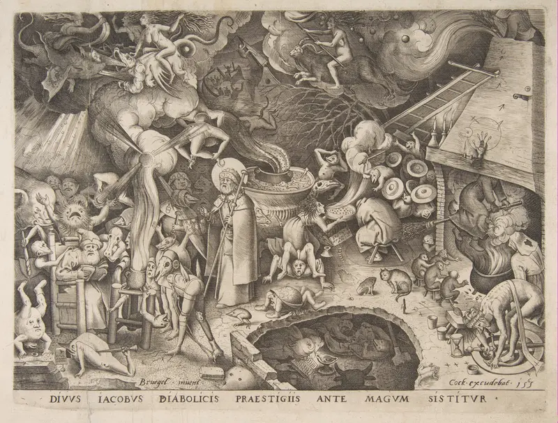 St. James and the Magician Hermogenes Wall Art by Pieter Bruegel the Elder - High-Resolution Digital Print