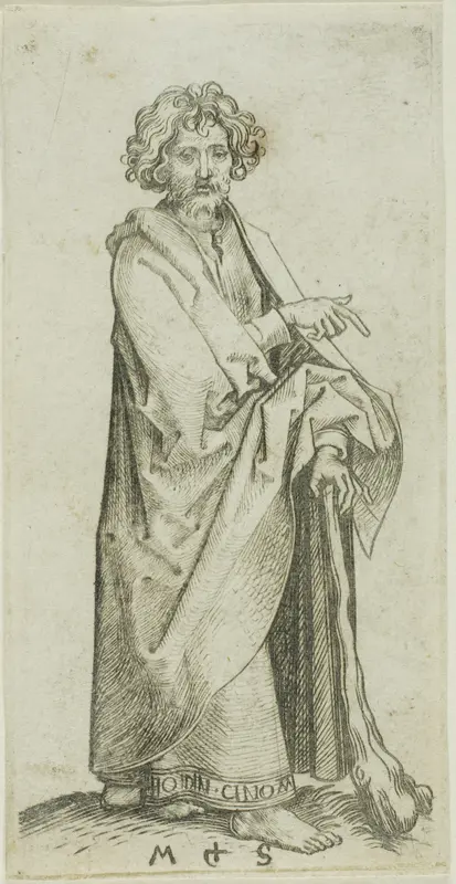 St James Minor, from Apostles Wall Art by Martin Schongauer - High-Resolution Digital Print