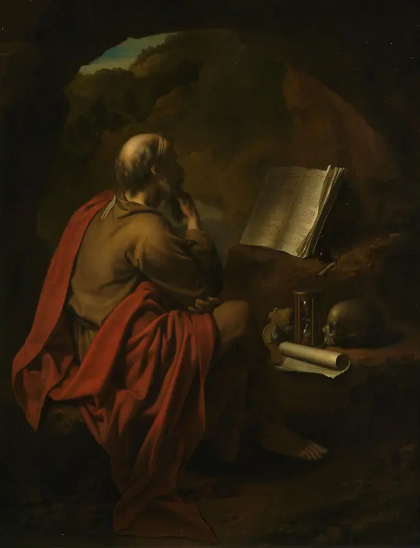 St Jerome Wall Art by Pieter van der Werff - High-Resolution Digital Print