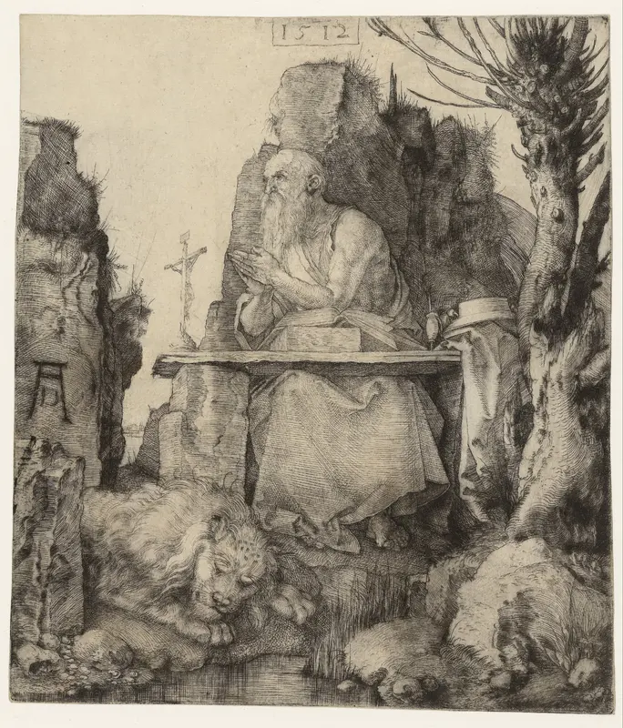 St Jerome in the Wilderness Wall Art by Unknown - High-Resolution Digital Print