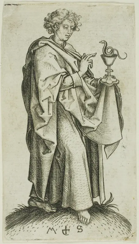 St. John, from Apostles Wall Art by Martin Schongauer - High-Resolution Digital Print