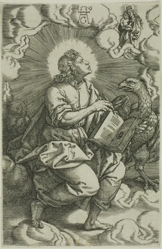 St. John, from The Four Evangelists Wall Art by Heinrich Aldegrever - High-Resolution Digital Print