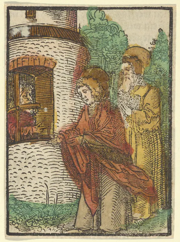 St. John in Prison, from Das Plenarium Wall Art by Hans Schäufelein - High-Resolution Digital Print