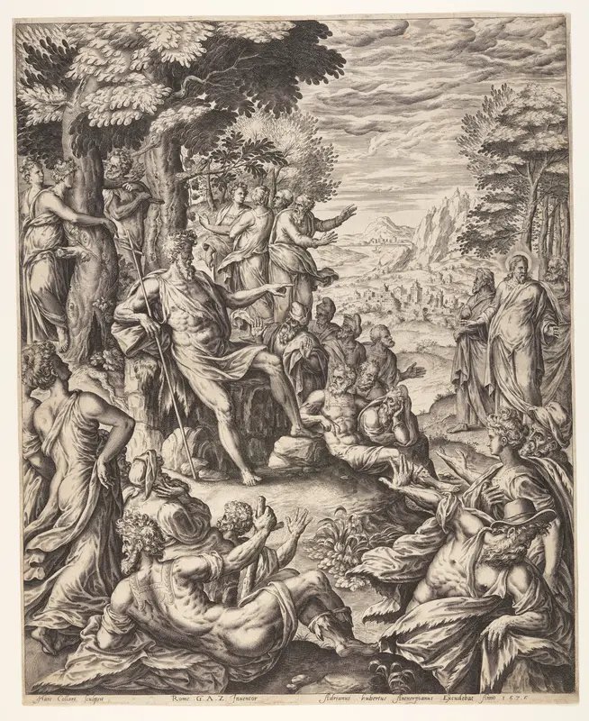 St John the Baptist Preaching