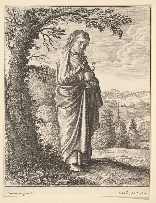 St. John the Evangelist Wall Art by Wenceslaus Hollar - High-Resolution Digital Print