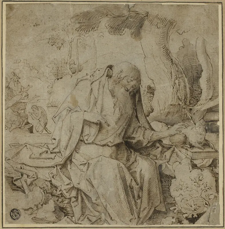 St. John with the Lamb Wall Art by Aert Claesz - High-Resolution Digital Print