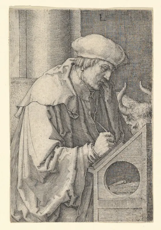 St. Luke Wall Art by Lucas van Leyden - High-Resolution Digital Print