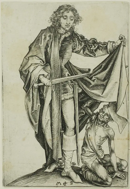 St. Martin Wall Art by Martin Schongauer - High-Resolution Digital Print
