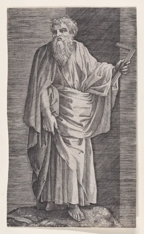 St. Matthew, from "Christ and the Apostles" Wall Art by Lambert Suavius - High-Resolution Digital Print