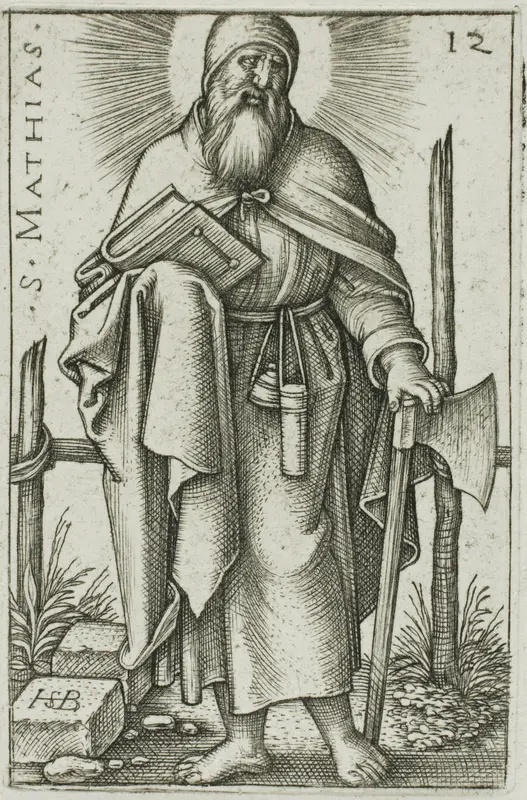St. Matthias, plate 12 from The Twelve Apostles