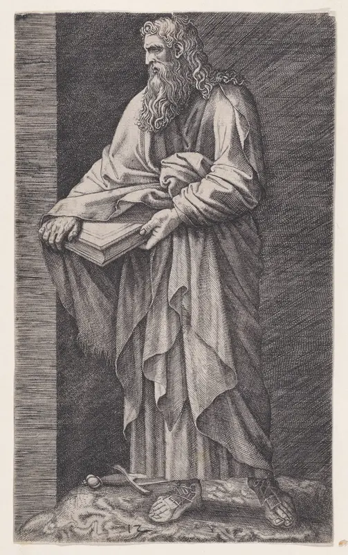 St. Paul, from "Christ and the Apostles" Wall Art by Lambert Suavius - High-Resolution Digital Print