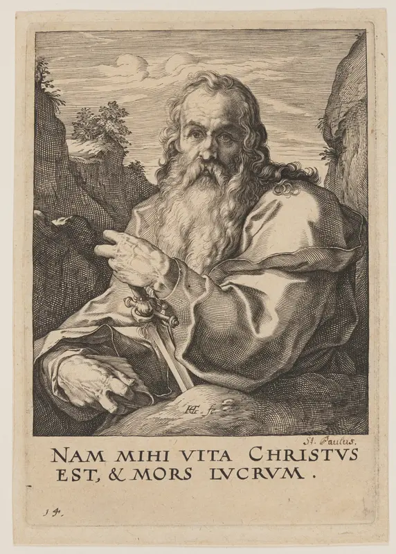 St Paul, from Christ, the Apostles and St Paul with the Creed