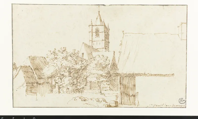St. Renelde (Saintes) Wall Art by Constantijn Huygens (II) - High-Resolution Digital Print