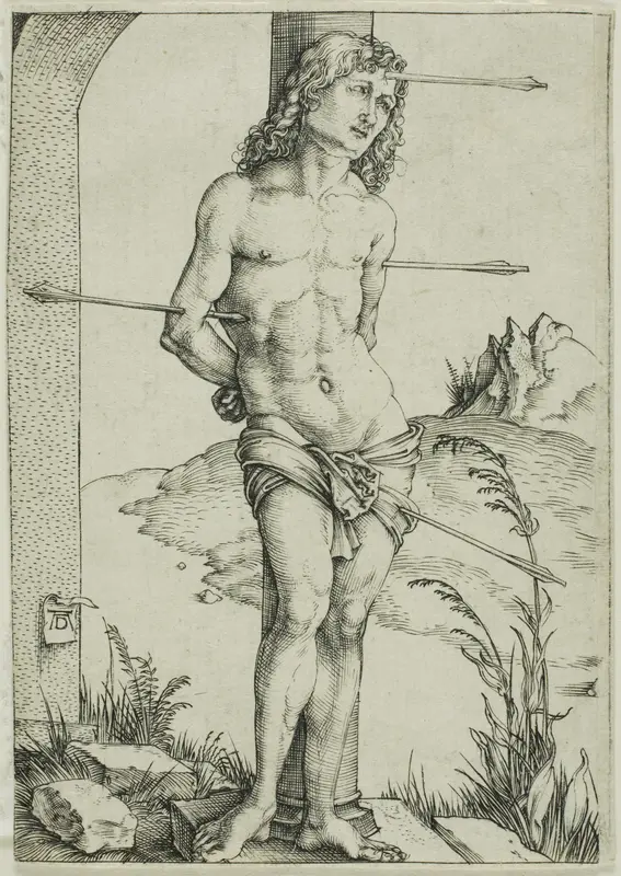 St. Sebastian Bound to the Column