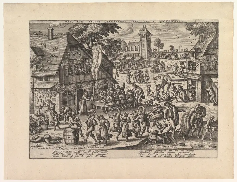 St. Sebastian's Fair Wall Art by Anonymous, Netherlandish, 16th century - High-Resolution Digital Print