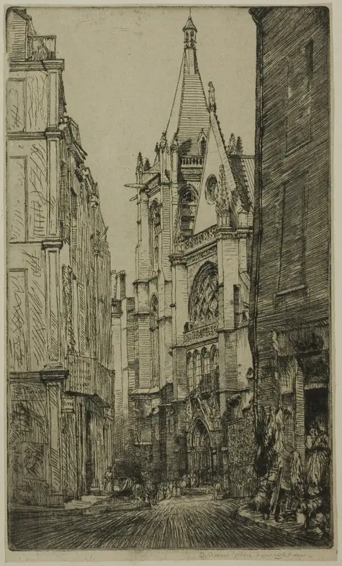 St. Severin, Paris Wall Art by Donald Shaw MacLaughlan - High-Resolution Digital Print