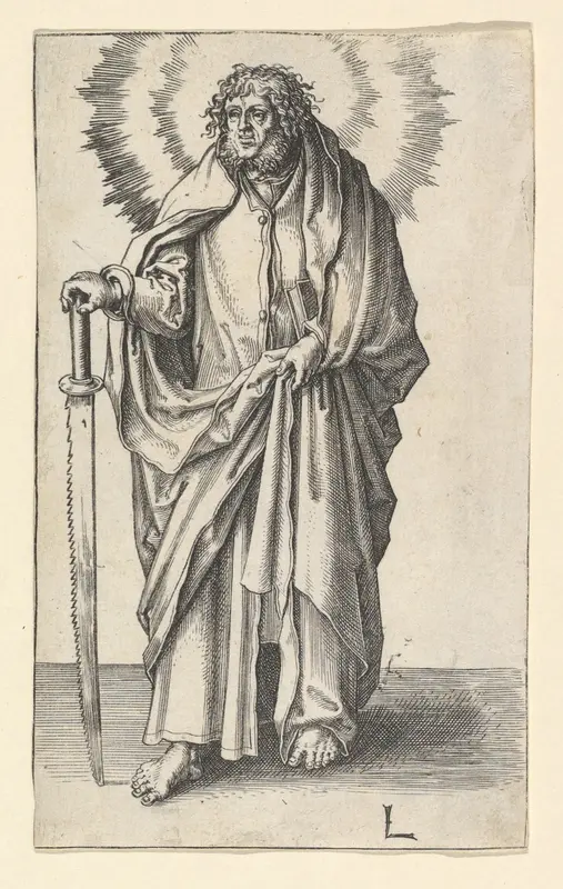 St. Simon Wall Art by Lucas van Leyden - High-Resolution Digital Print