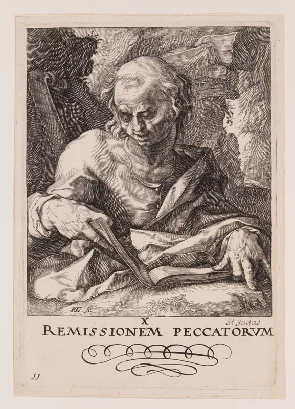 St Simon, from Christ, the Apostles and St Paul with the Creed
