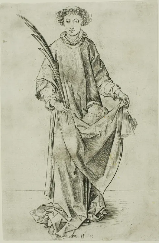 St. Stephen Wall Art by Martin Schongauer - High-Resolution Digital Print