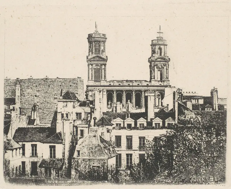 St. Sulpice, Paris Wall Art by Armand-Hippolyte-Louis Fizeau - High-Resolution Digital Print