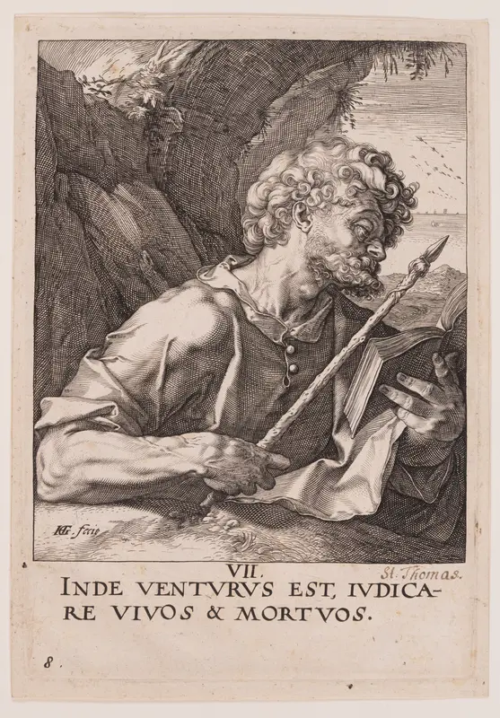St Thomas, from Christ, the Apostles and St Paul with the Creed