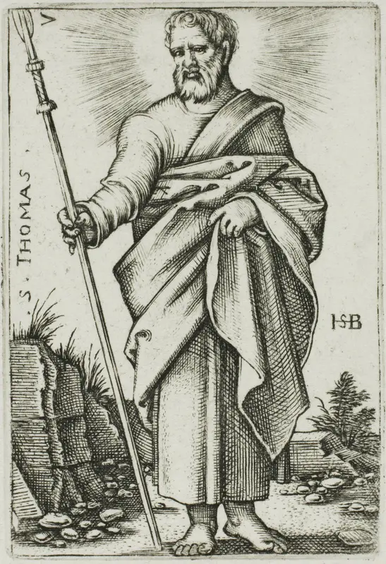 St. Thomas, plate 7 from The Twelve Apostles
