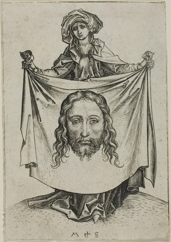 St. Veronica Wall Art by Martin Schongauer - High-Resolution Digital Print