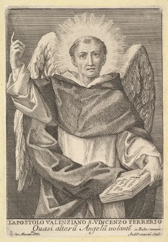 St. Vincent Ferrer Wall Art by Andrea Procaccini - High-Resolution Digital Print