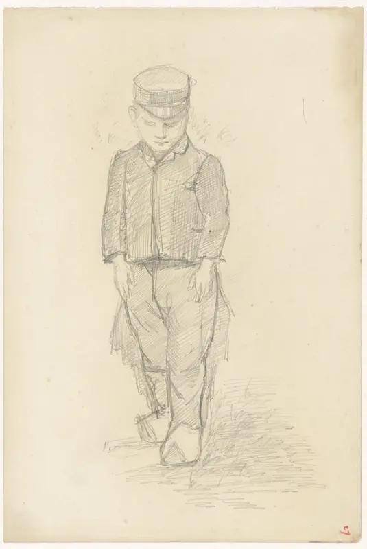 Staand jongetje