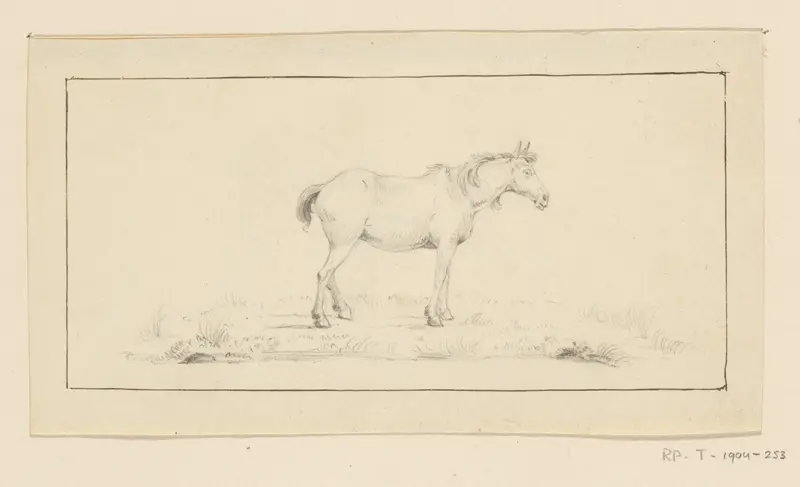 Staand paard, naar rechts Wall Art by Jean Bernard - High-Resolution Digital Print