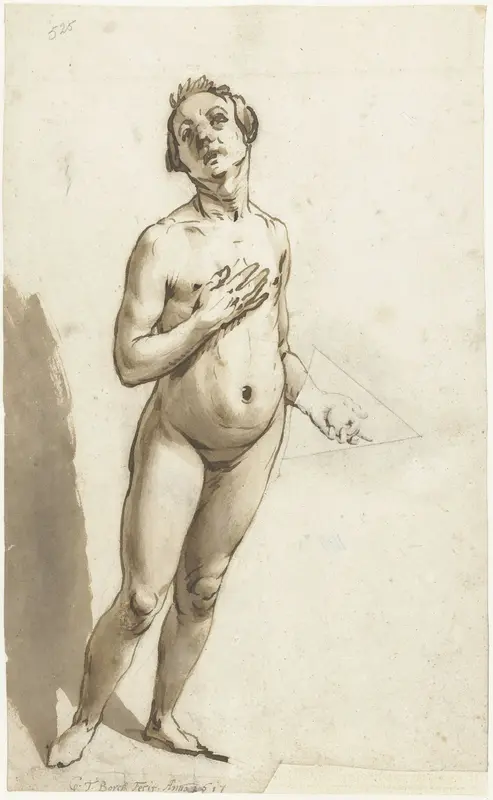 Staande Adam Wall Art by Unknown - High-Resolution Digital Print