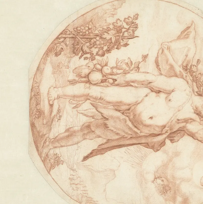 Staande Bacchus Wall Art by Abraham de Moor - High-Resolution Digital Print