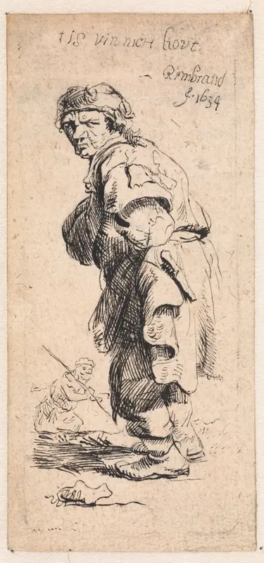 Staande boer Wall Art by Cornelis van der Griendt - High-Resolution Digital Print