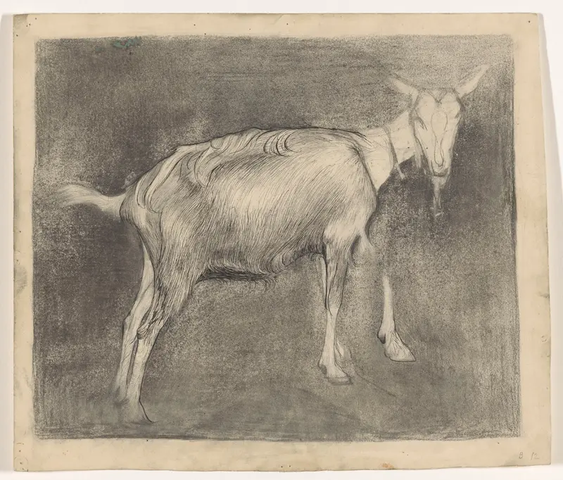 Staande geit Wall Art by Jan Mankes - High-Resolution Digital Print