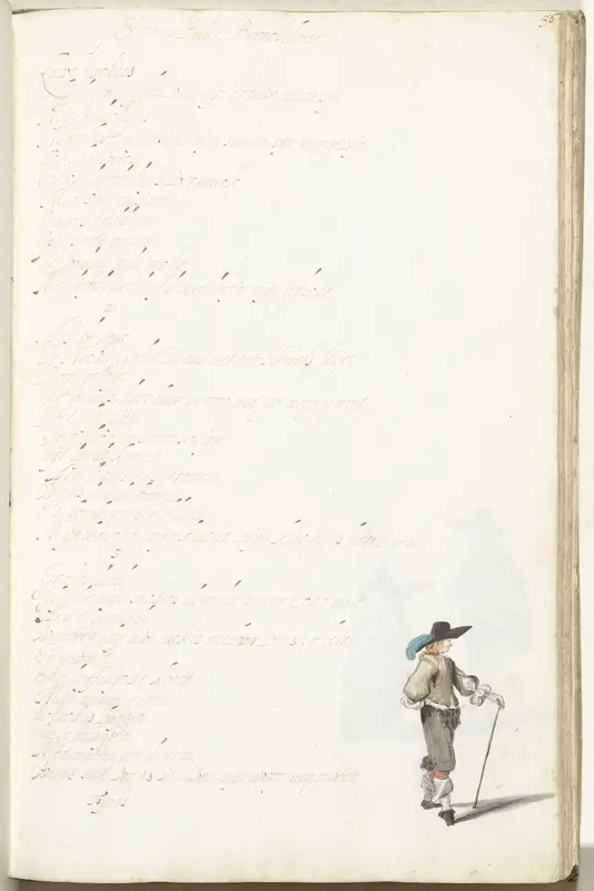 Staande heer Wall Art by Gesina ter Borch - High-Resolution Digital Print